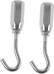 2pcs Car Repair Hook Dent Tools Small Auto Dent Remover Auto Dent Maintenance Pulling Trim Removal Tool Auto Dent Remover Puller Dent Fixer for Car Silver Iron