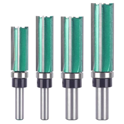 Metal Flush Trim Router Bit Shank Bearing Steel Trimming Cutter Woodworking