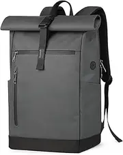 Inateck RollTop Backpack Men Women 25L-30L Bicycle Backpack Laptop Backpack School Backpack for University Bicycle Leisure Job Sports Travel Cycling Stylish Daypack with 17 Inch Laptop Compartment