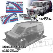 1/10 Onroad Rc Drift Car Clear Body Shell For Traxxas 4tec Kyosho Fazer Sakura