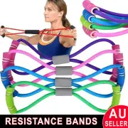 Chest Expander Resistance Bands Elastic Rope Yoga for Home Exercise Gym Fitness