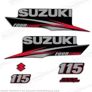 Fits Suzuki 115hp FourStroke 2010 and up Outboard Engine Decal Kit DF115