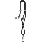 RockRose Hercules Vogue 1.6m USB-C to USB-C 60W Adjustable Crossbody Lanyard Smart Phone cable - Nylon Braided Cord +Zinc Alloy Housing [RRCS28CCB]