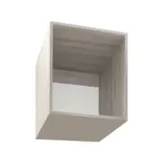 Bedford 450mm Light Ash 1 Door Wardrobe Topper Shell