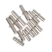 20Pcs Metal Cabinet Wardrobe Shelf Support Pins Studs Pegs Glass BracketQCCRGBA