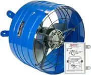 AFG PRO-2.0 Attic Fan for Gable Vents - 1945 CFM - Adjustable Thermostat - 20Ft