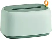 Tissue Box Holder Tissue Box Pure Colour Acrylic for Home Hotel Room Desktop Tissue Box Decorative Napkin Holder(Green)