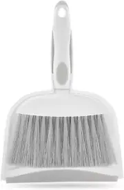 Broom Dustpan Brush Small Dust pan : and Set 1pcs, Gray