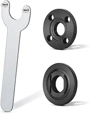 [Ecarke] Angle Grinder Adjustable Spanner, Angle Grinder Key Wrench Flange Wrench Metal Lock Nut 125 Pressure Plate Compatible with Milwaukee Makita 193465-4 Bosch Black & Decker Ryobi 4.5" 5" 5/8-11