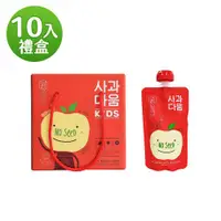 在飛比找ETMall東森購物網優惠-【韓味不二】韓國蘋果汁120ml(10入)禮盒
