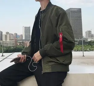 FINDSENSE Z1 韓國 時尚 潮 男 軍綠 黑色 夾克外套 棒球服 風衣外套