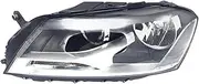 Front Bumper Headlight Compatible For VW Passat B7 2012 2013 2014 2015 Front Head Light Headlamp Head Lamp(Halogen left side)