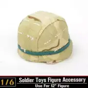 1/6 Scale Dragon WWII German M35 Plastic Helmet Model With Cover Fit 12'' Doll