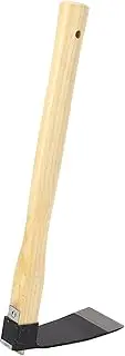 Baxnore Wooden Handle Gardening Hoe, Carbon Steel Small Digging Tool with Double Rivet Design, for Weeding, Planting Beach Clam Raking