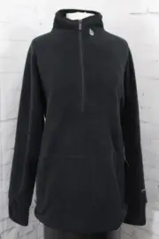 Volcom Polartec Half-Zip Pullover Fleece Jacket, Men's Extra Large/XL, Black New