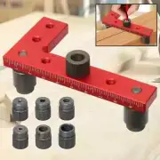 Dowel Jig Self-Centering Line Scriber Square 2-10mm Woodworking Tool Drill Guide