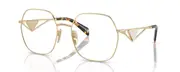 Prada PR 59ZV SVF1O1 Men's Glasses Rose-Gold Size 56 - Private Health Rebate - Blue Light Block Available