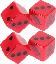 Generic 2 Set Dice Place Value Dice Six Sided Dice Game with Dice Game Board Game Dices Quacks of Quedlinburg Board Game Decider Game Dices Card Game Games Plastic Red