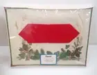 Vintage Romatch 8 Pc Christmas Winter Table Décor Set 1972 Napkins Placemats