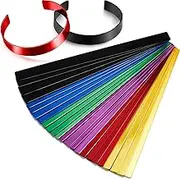 24 Pcs Anodized Aluminum Bracelet Blanks Metal Stamping Blanks Engraving Metal Stamp Bracelet Blanks for Jewelry Making DIY Crafts Supplies, 7 x 0.5 x 0.05 Inches, 6 Colors