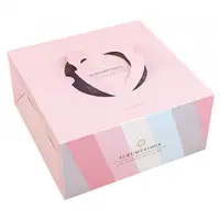 在飛比找蝦皮購物優惠-巧緻烘焙網 6吋 粉色條紋 布丁蛋糕盒 手提派盒 蛋糕盒 蛋