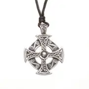 Heritage Collection Pewter Druids Cross Necklace