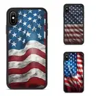 Shockproof Cover For iPhone XS 11 12 13 14 15 16 Pro Max US American flag poster