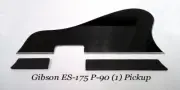 ES-175TD P-90 Pickguard & Bracket B/W/B/W/B made for Gibson Vintage Project NEW