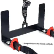 Wwxx Universal Car Child Seat Restraint Anchor Mounting Kit Compatible Isofix Belt Connector, Black-j Zy xh