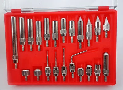 iGaging 22 Piece Dial Test Indicator Anvil Set in Protective Plastic Case