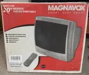 Magnavox 20MT133S 20" CRT TV Retro Gaming TV Silver Complete New In Box NIB
