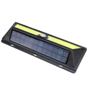 166 Cob Solar Power Pir Motion Sensor Garden Security Lamp Waterproof Patio Light