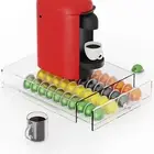 Pod Holder for Nespresso Vertuo Pod Holder , Acrylic 40 Large Pod Organizer, Cle