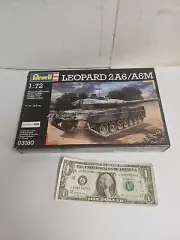 REVELL #03180 LEOPARD 2 A6 / A6M TANK, 1:72 - Complete No Decals