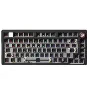 LEOBOG Hi75 Wired Aluminum DIY Kit Mechanical Keyboard Hot-Swap RGB Kit Gasket Custom Aluminum Alloy Body Keyboard Pc Ga