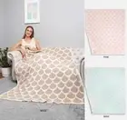 ComfyLuxe Mermaid Scale Pattern Throw Blanket