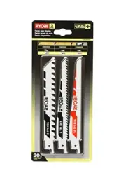 Ryobi One+ Special Cordless Saber Saw Blades, Pack of 3
