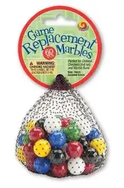 Mega Marble 60 PIECE - 14MM CHINESE CHECKERS MARBLES