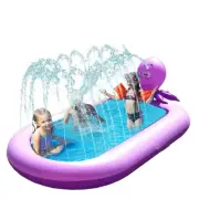 170cm Octopus Outdoor Kids Sprinkler Water Spray Splash Play Mat Pool Summer Fun