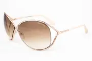 Tom Ford MIRANDA 130 28F Rose Gold Ivory / Brown Gradient Sunglasses TF130 28F