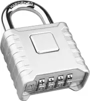 Heavy Duty Combination Padlock, Diyife Large Outdoor Padlock Silver