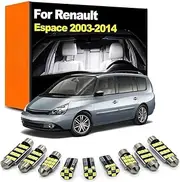 LED Light Kit, For Renault Espace 4 IV MK4 2003-2011 2012 2013 2014 Car Indoor Dome Reading Trunk Bulb