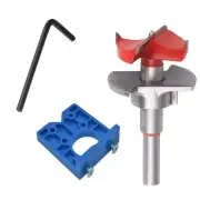 35Mm Hinge Hole Locator Dyna-Living Concealed Hinge Drilling Jig Forstner Bits S