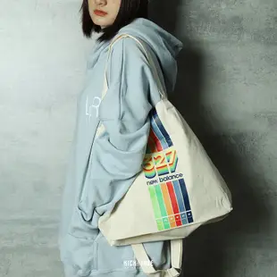 NEW BALANCE 327 CANVAS BAG 彩虹 彩色 肩背手提兩用包 帆布袋 購物袋【NB327BAG