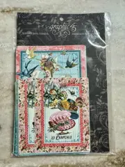 Graphic 45 *EPHEMERA QUEEN* Journaling & Ephemera CARDS Brand 2020 NEW