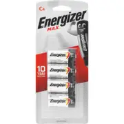 Energizer Max C Alkaline Batteries - 4 Pack
