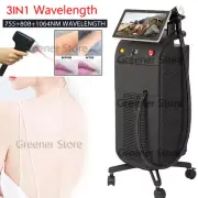 PRO Ice Titanium 755nm 808nm 1064nm Epilation Diode Laser Hair Removal Machine