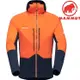 Mammut 長毛象 Eiger Nordwand ML Hybrid 男款 極限艾格防潑水中層連帽外套 1014-05580 2221 復刻橘/夜藍