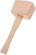 jojofuny Small Wooden Mallet for and Woodworking Durable Chisel Hammer with Versatile Design Comfortable Grip Compact for DIY Projects and Crafts