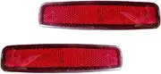 Car Rear Bumper Taillight Reflector Light Rear Bumper Lamp Reflector Light Rear Brake Lamp for Hyundai for Starex H-1 2001-2006 (Color : Left and Right)